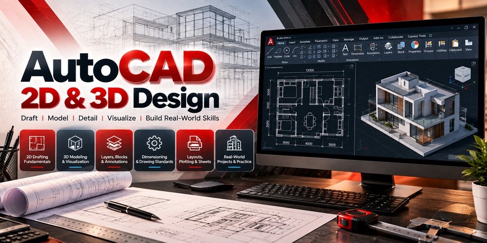 AutoCAD 2D & 3D Design