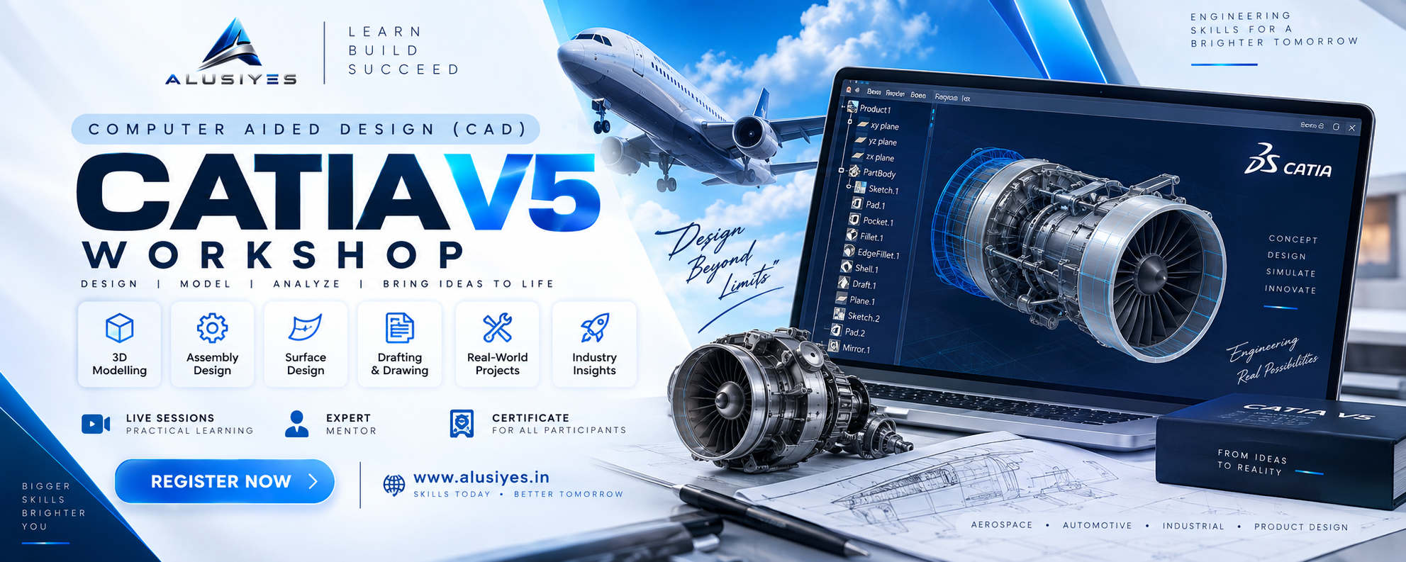 Computer Aided Design (CAD) - CATIA V5 Workshop